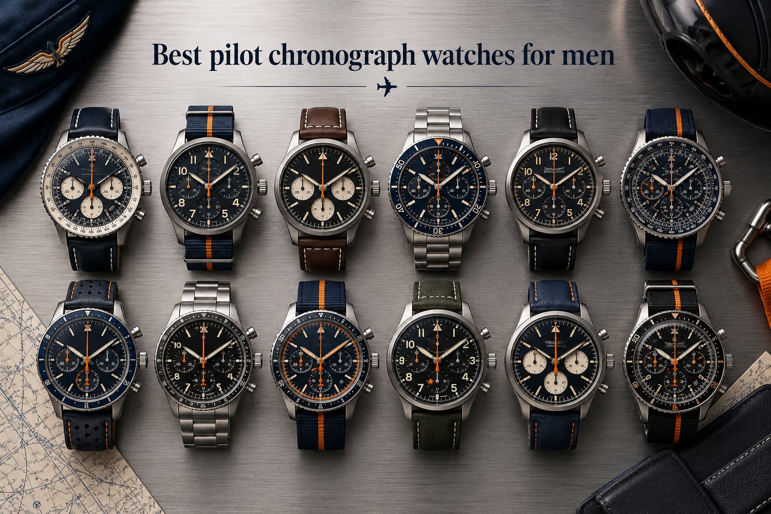 Best pilot chronograph watches for men