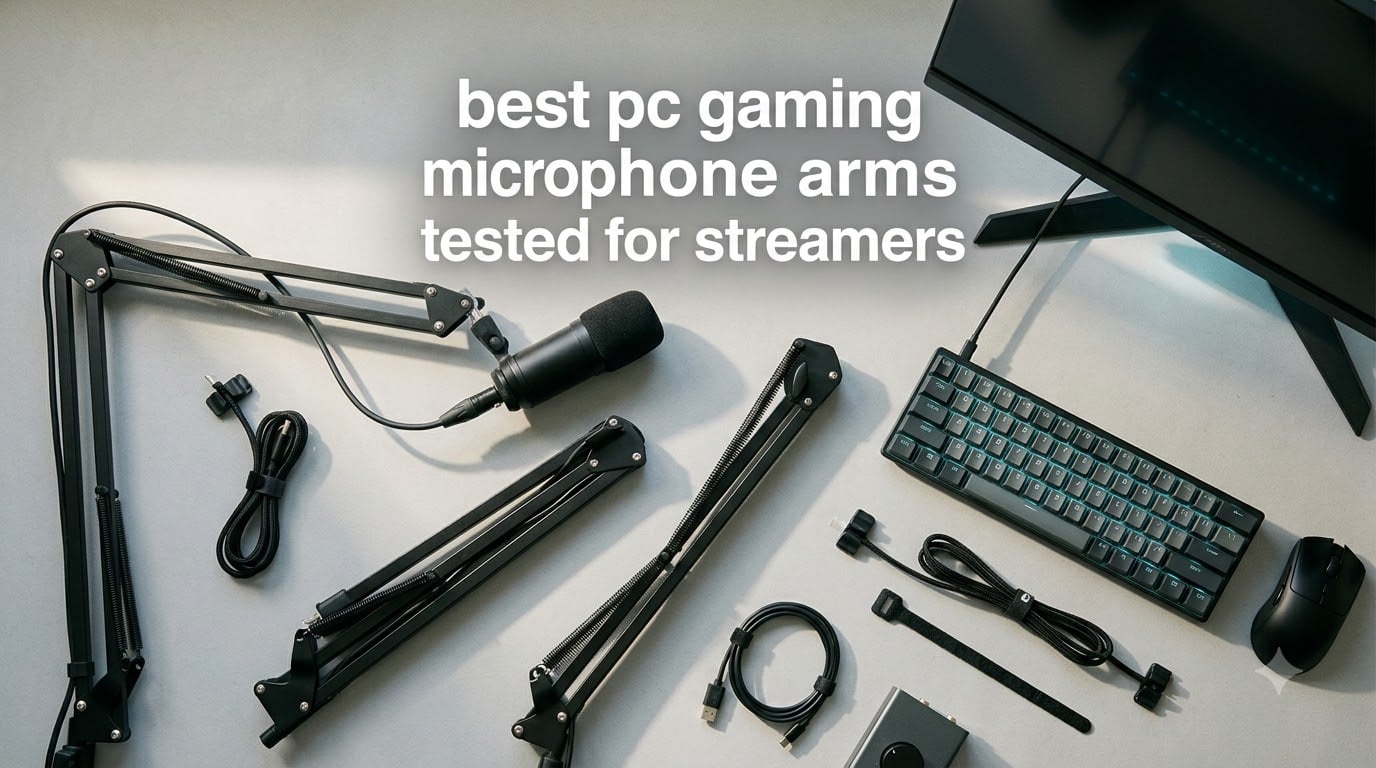 best pc gaming microphones arms tested for streamers