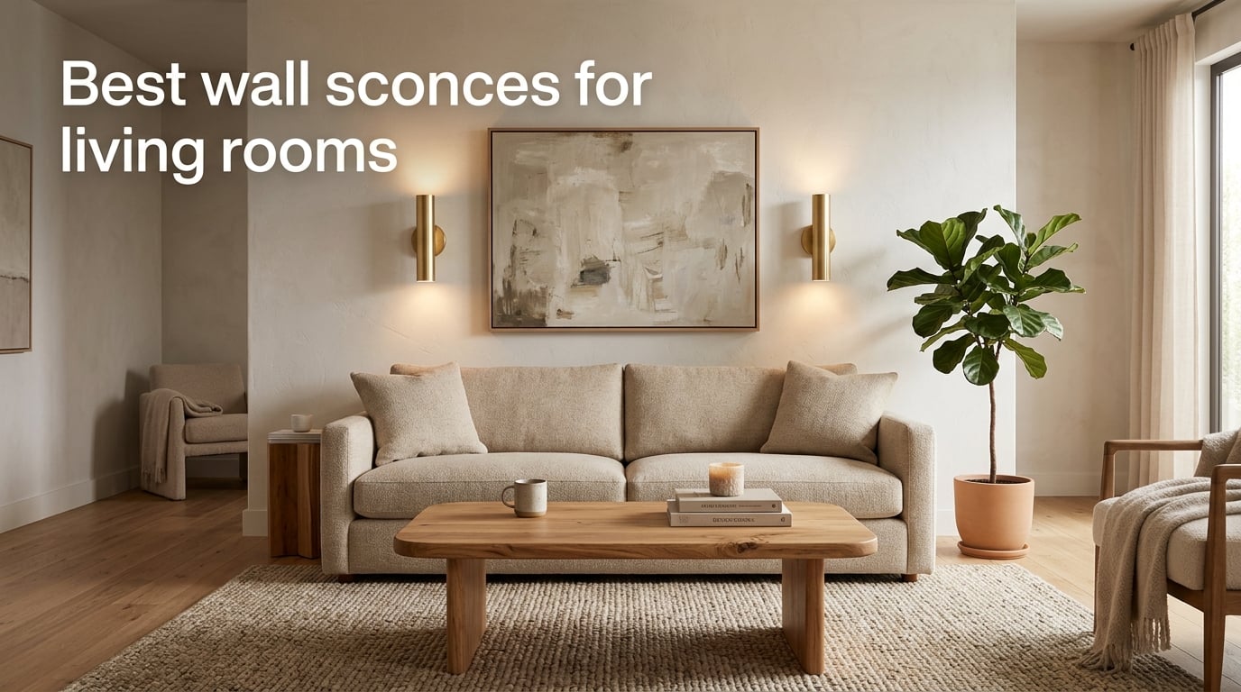 Best wall sconces for living rooms