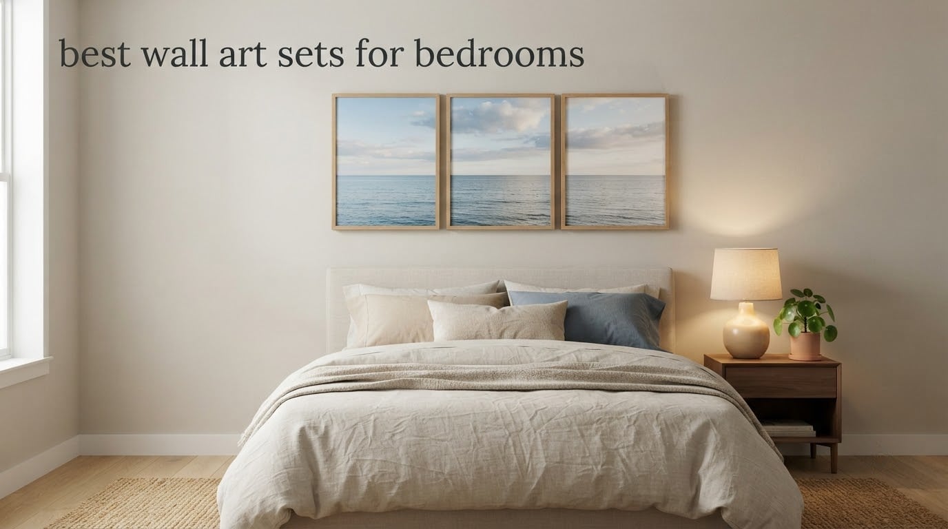 best wall art sets for bedrooms