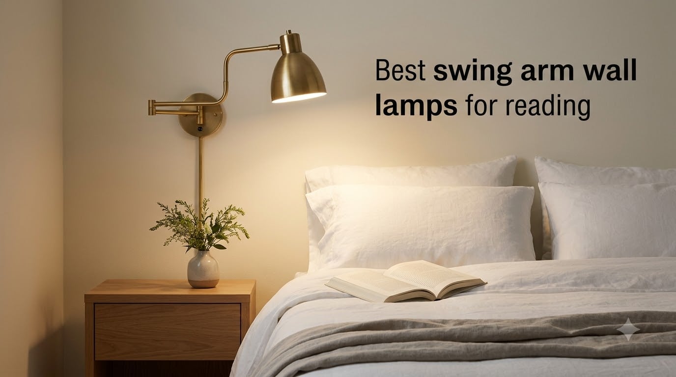 Best swing arm wall lamps for reading