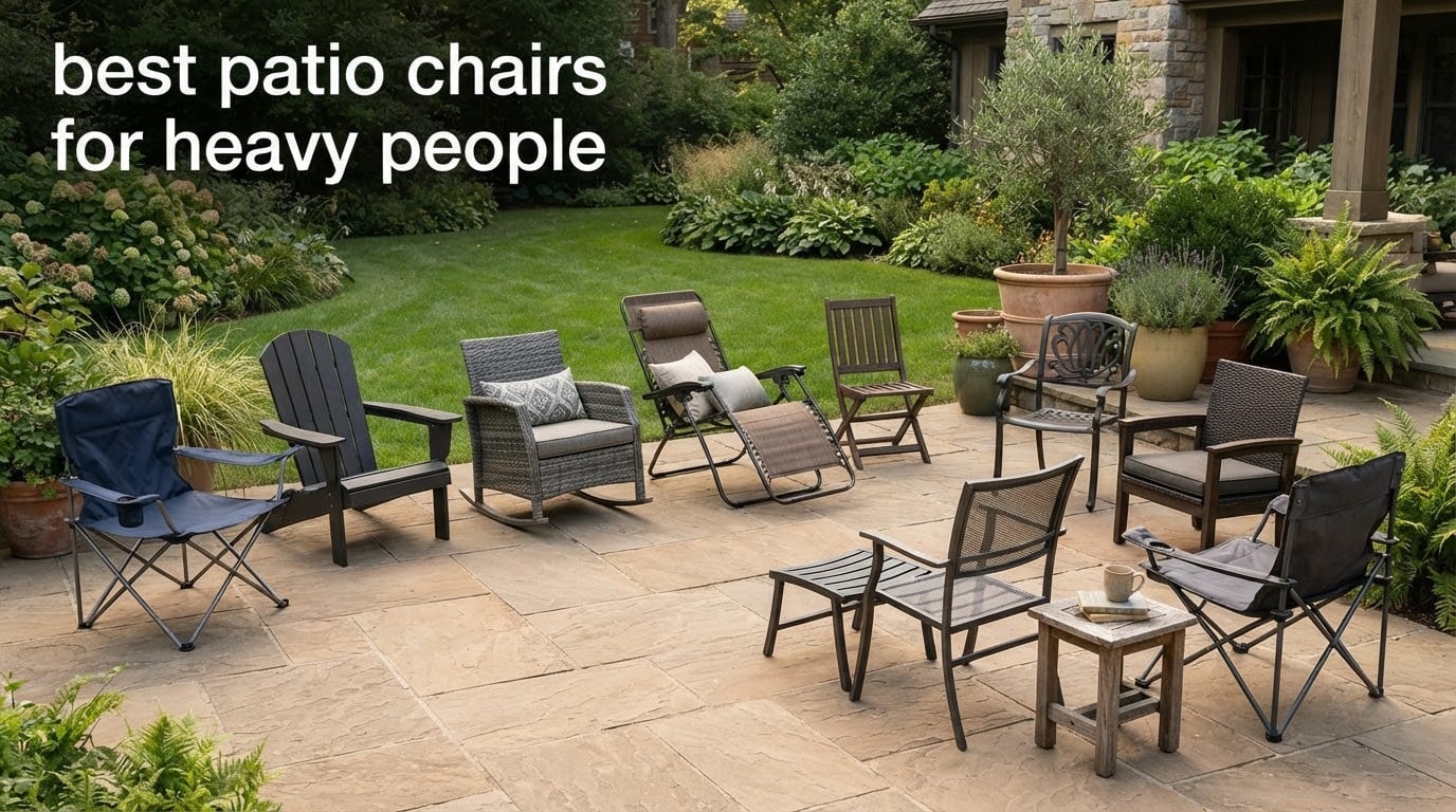 best patio chairs for heavy people