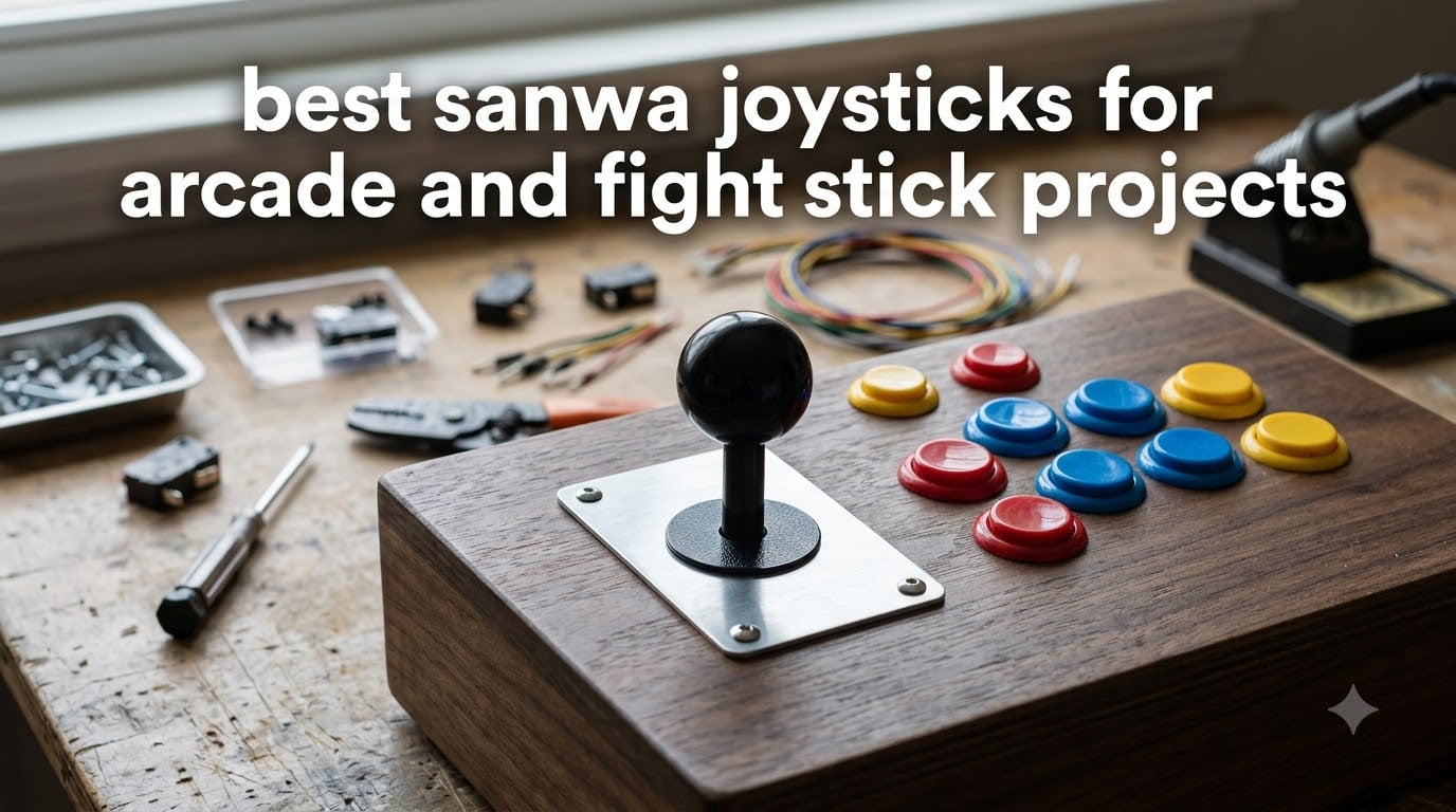 best sanwa joysticks for arcade and fight stick projects