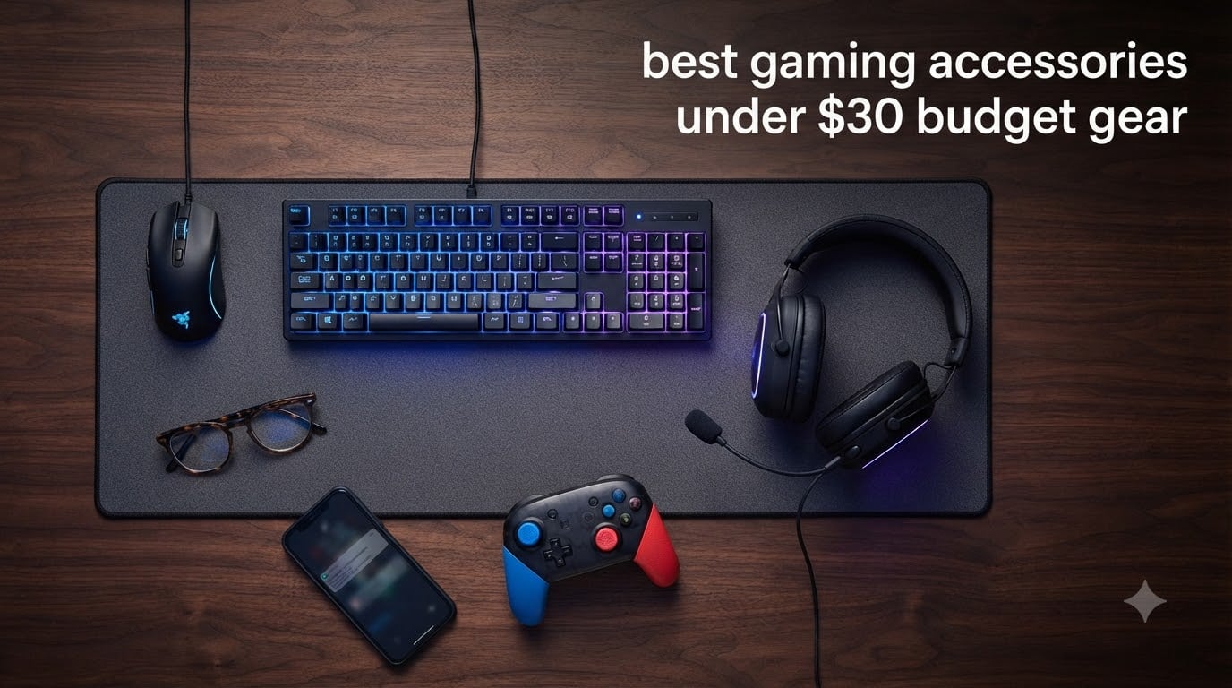 best gaming accessories under $30 budget gear
