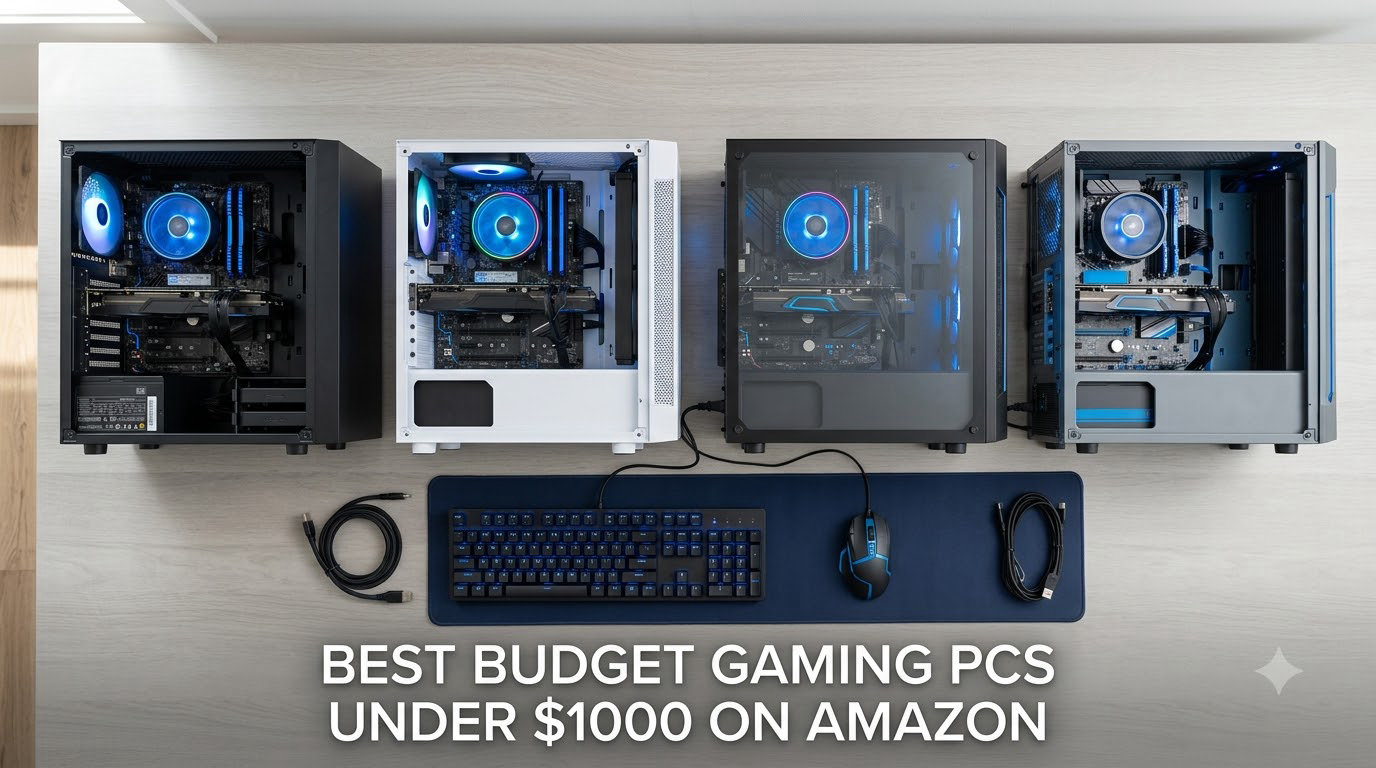 best budget gaming pcs under $1000 on amazon