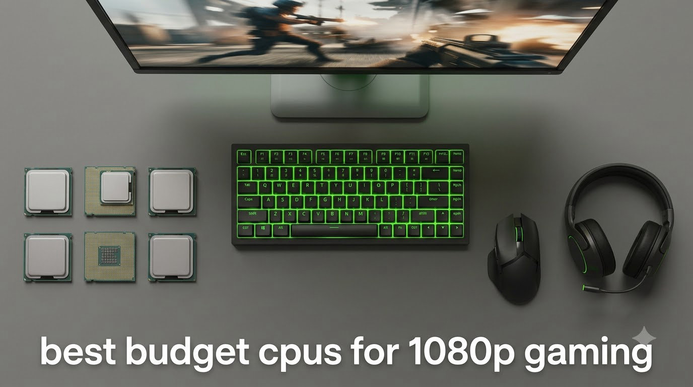 best budget cpus for 1080p gaming