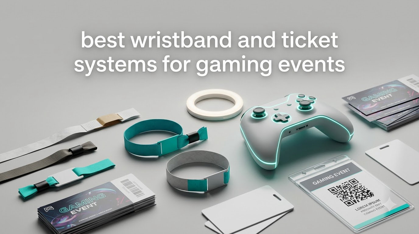 best wristband and ticket systems for gaming events