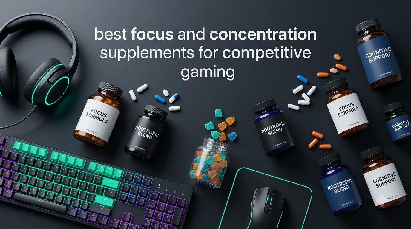 best focus and concentration supplements for competitive gaming