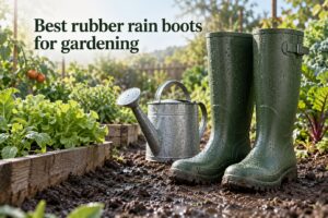 Best rubber rain boots for gardening