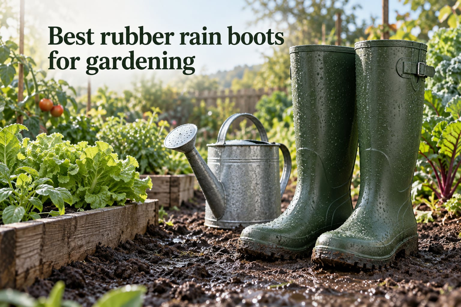 Best rubber rain boots for gardening