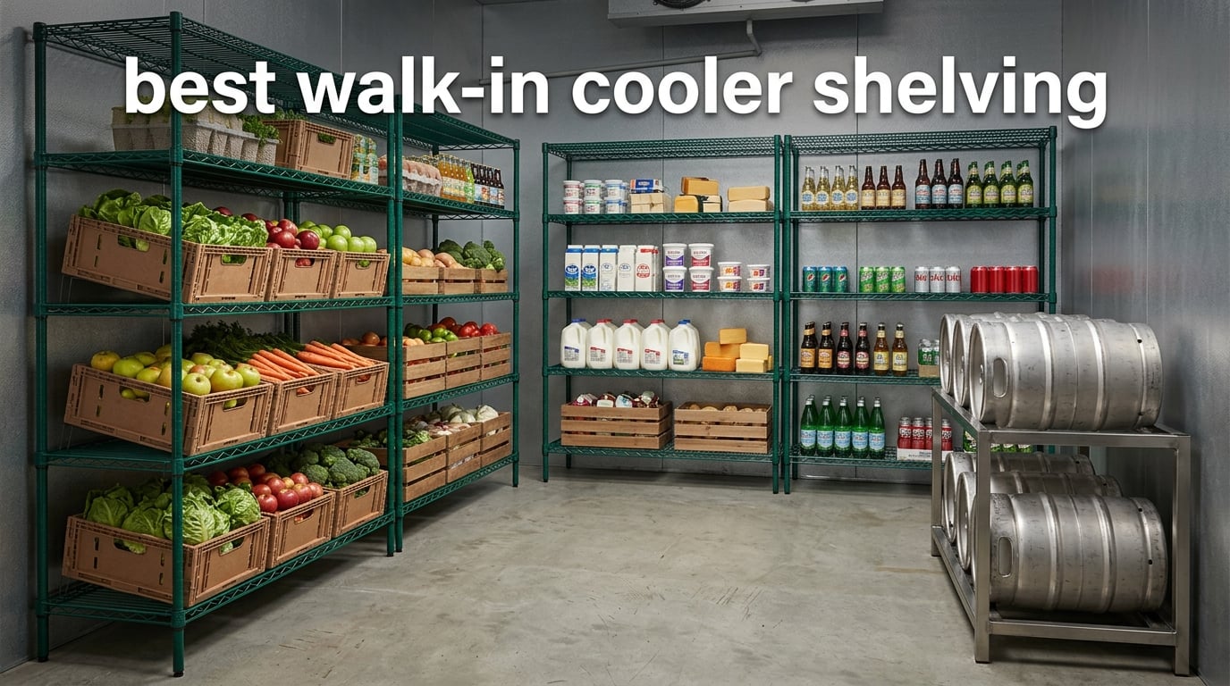 best walk-in cooler shelving