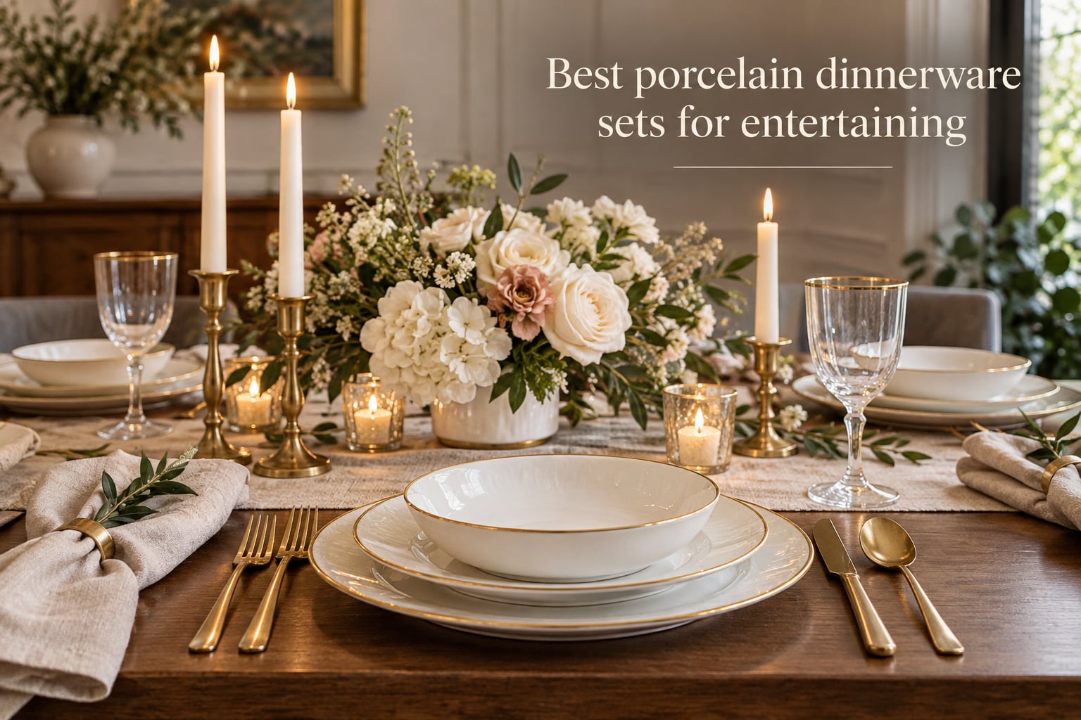 Best porcelain dinnerware sets for entertaining