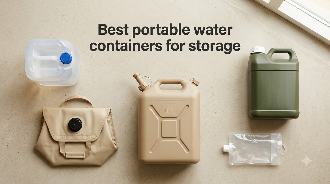 Best portable water containers for storage