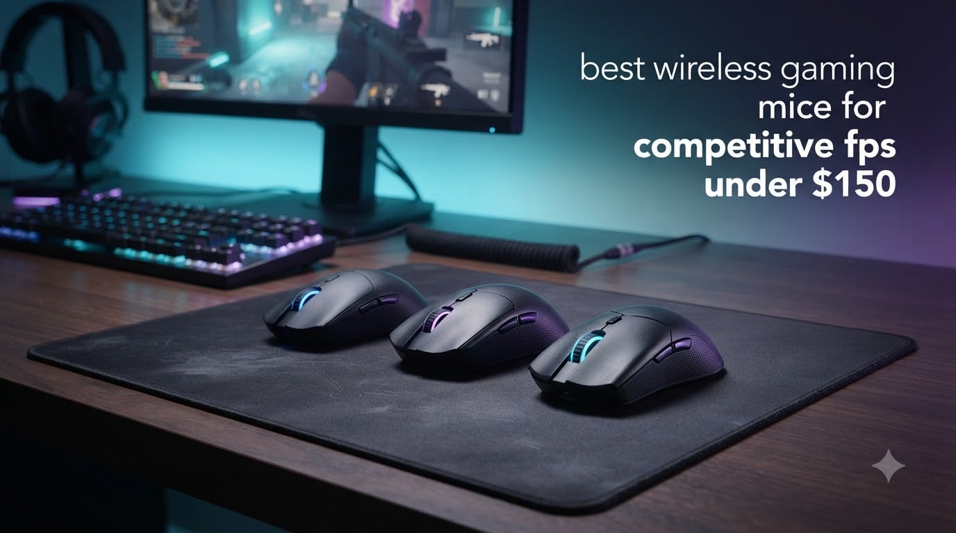 best wireless gaming mice for competitive fps under $150