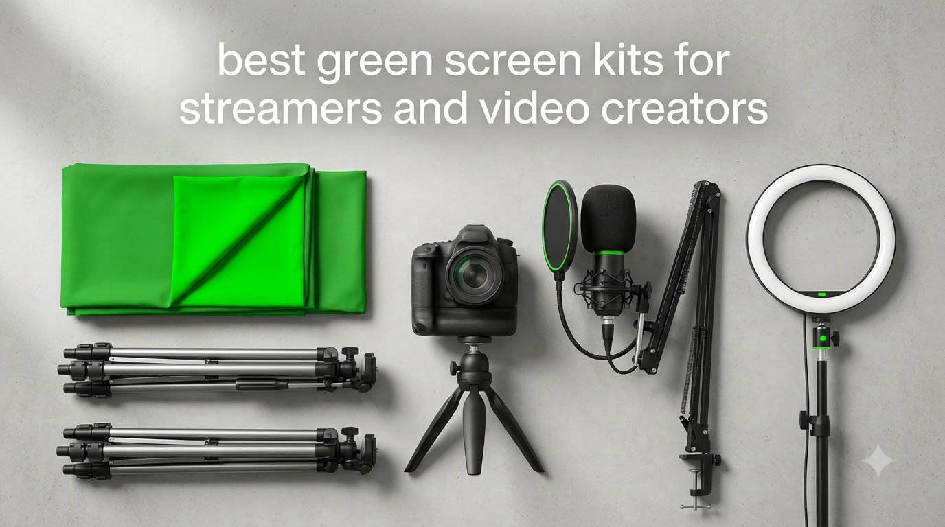 best green screen kits for streamers and video creators