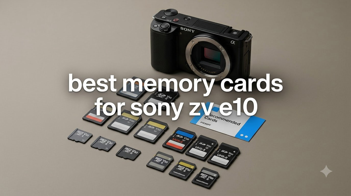 best memory cards for sony zv e10