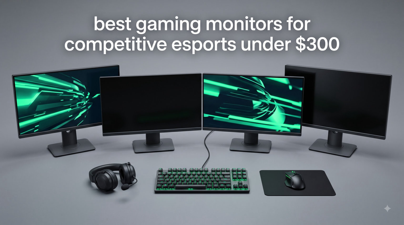 best gaming monitors for competitive esports under $300
