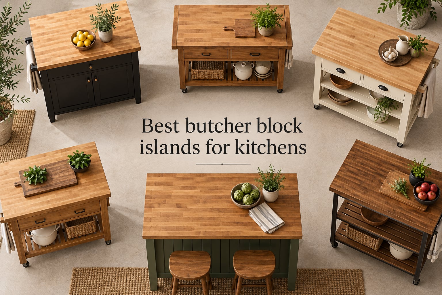 Best butcher block islands for kitchens