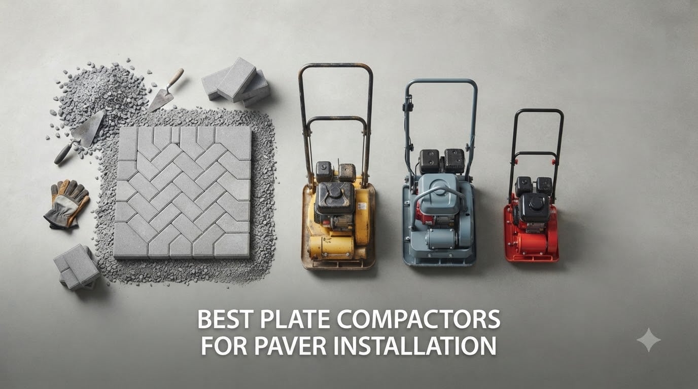 Best plate compactors for paver installation