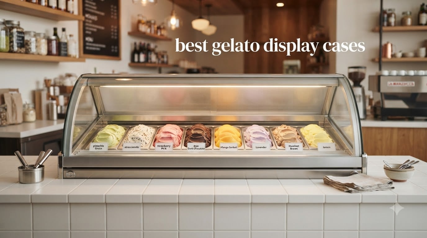 best gelato display cases