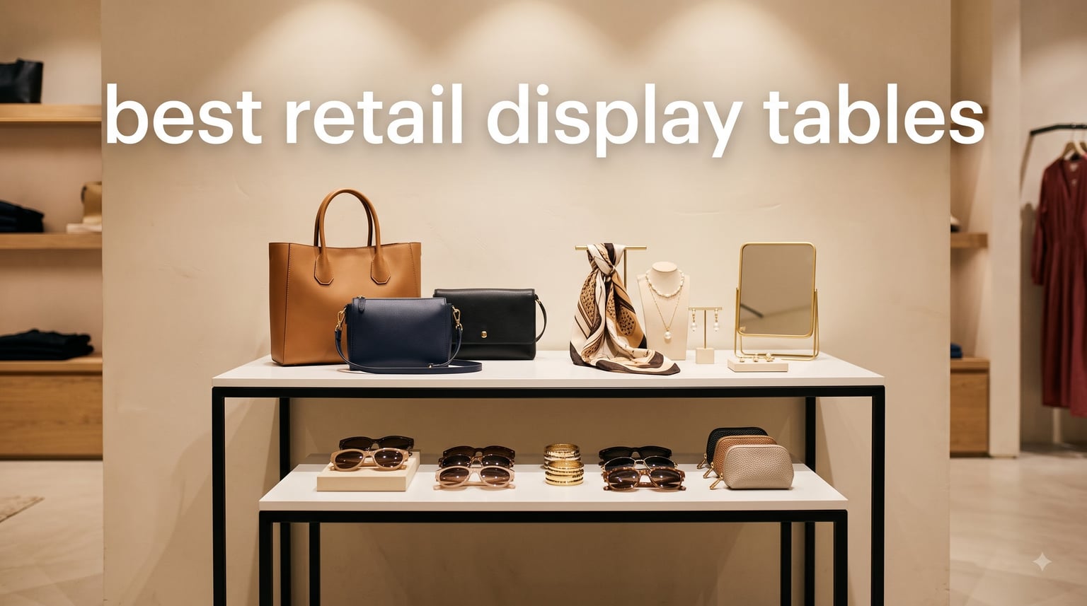 best retail display tables