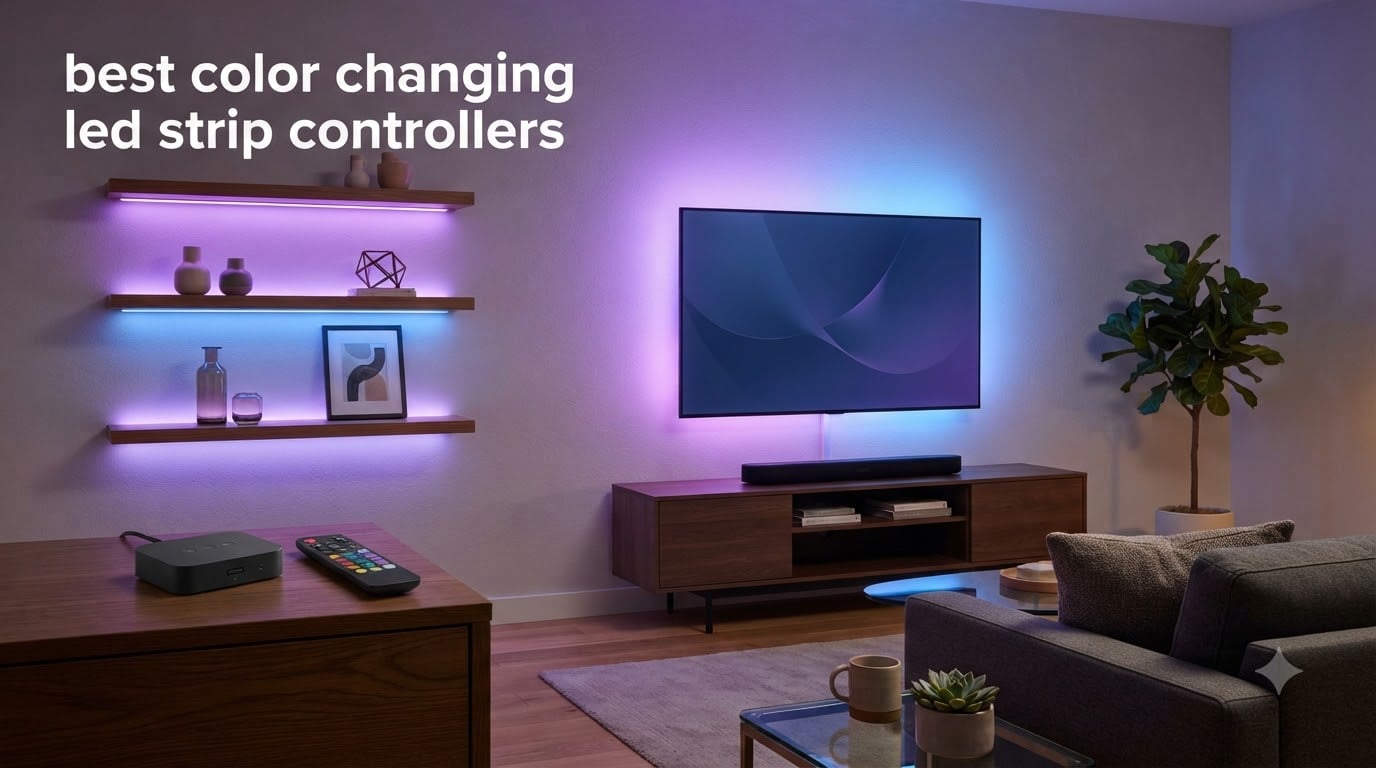 best color changing led strip controllers
