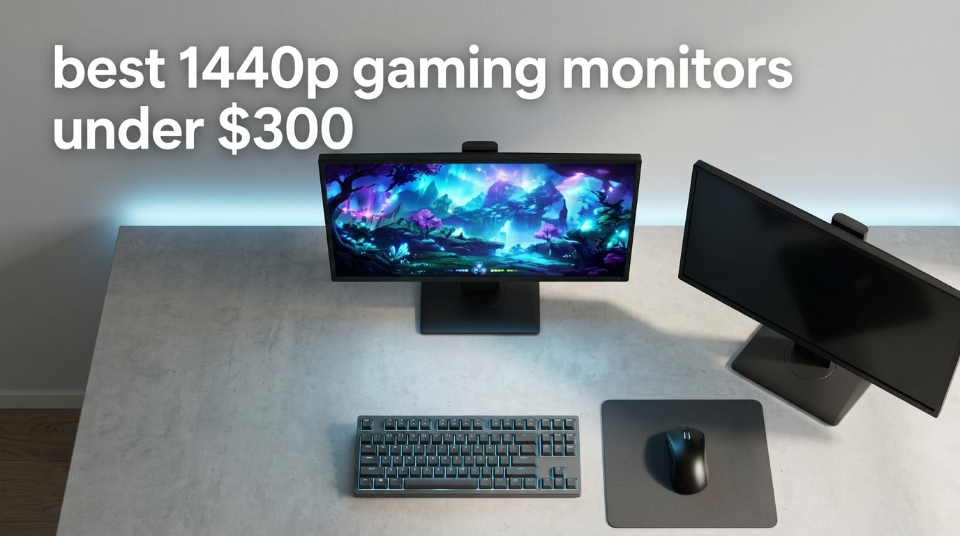 best 1440p gaming monitors under $300