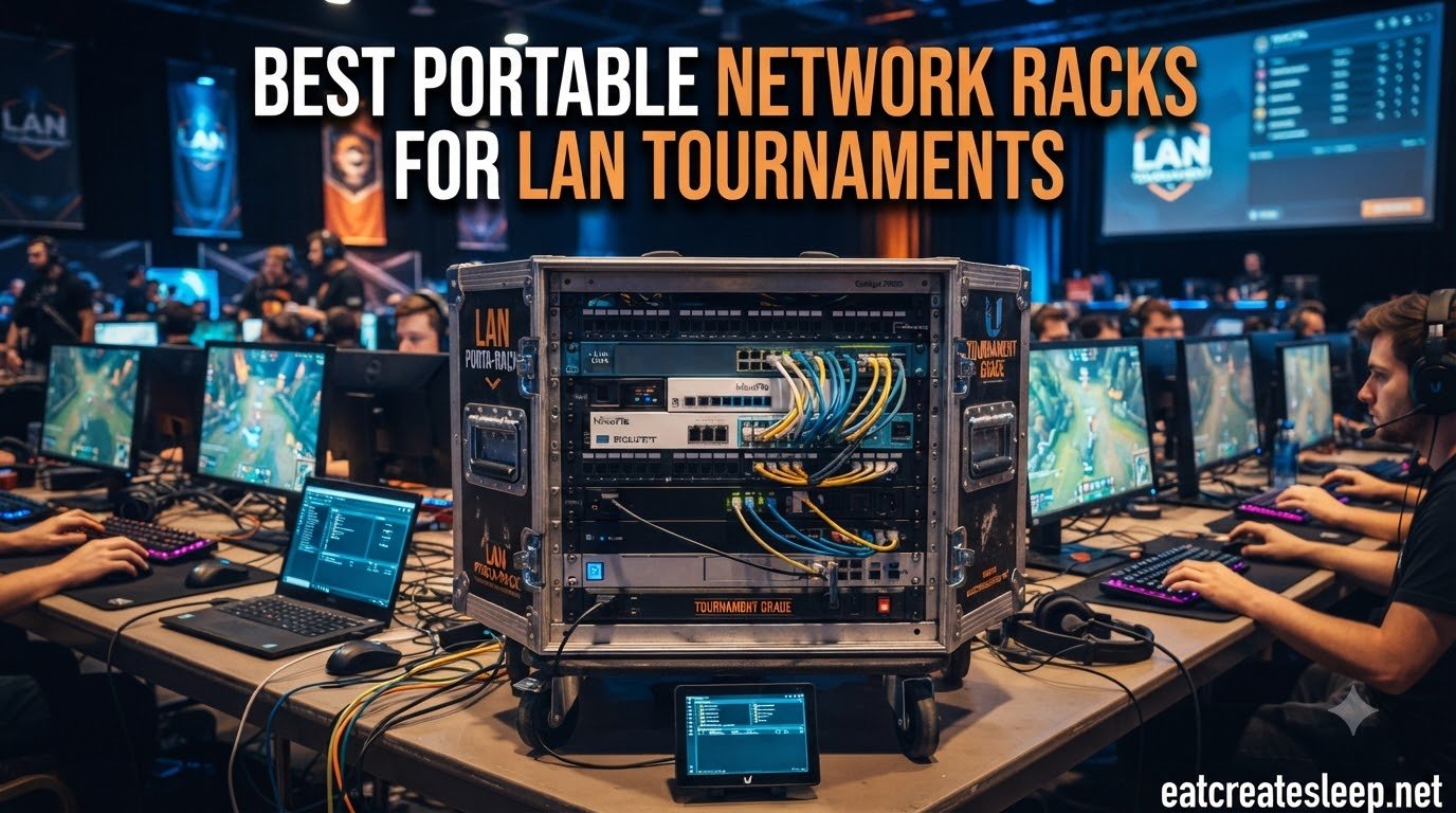 best portable network racks shelves for lan tournament setups