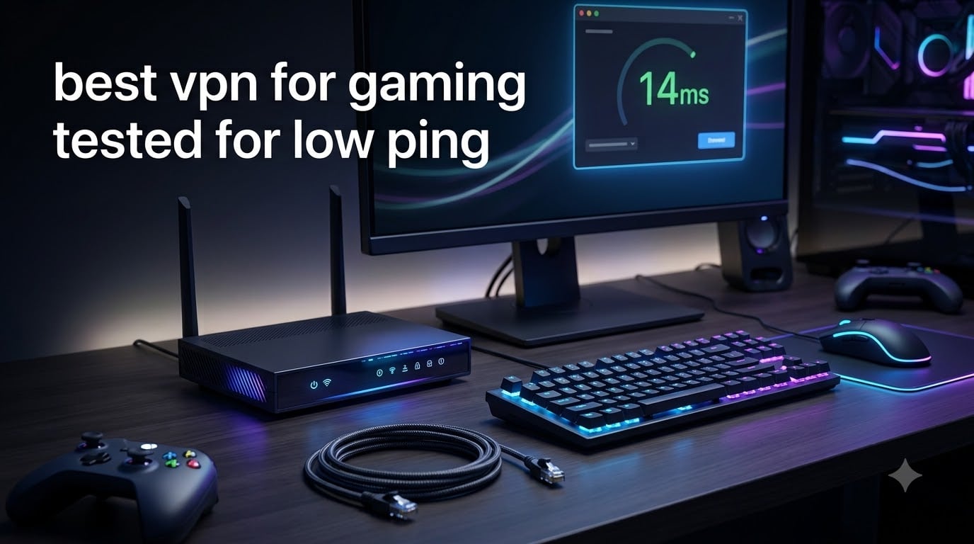 best vpn for gaming tested for low ping