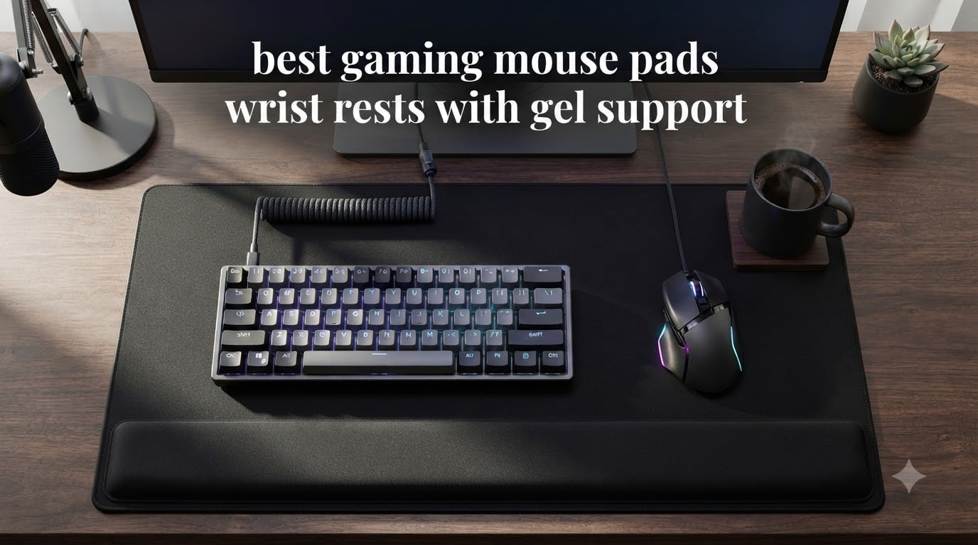 best gaming mouse pads wrist rests with gel support