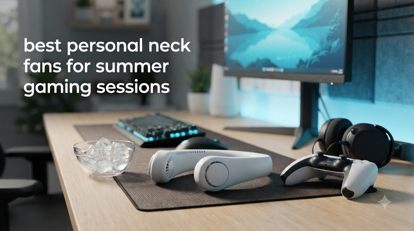 best personal neck fans for summer gaming sessions