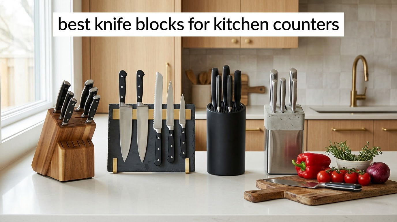 best knife blocks for kitchen counters