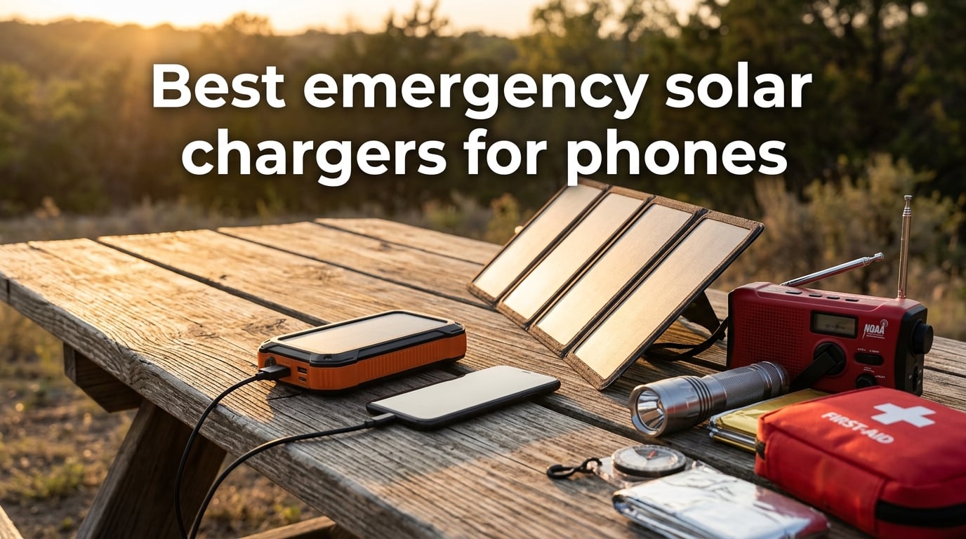 Best emergency solar chargers for phones