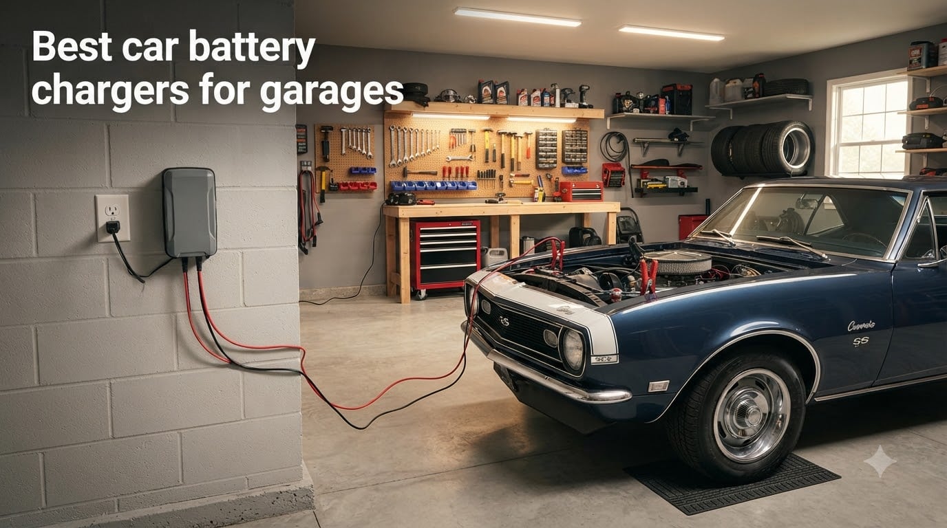 Best car battery chargers for garages
