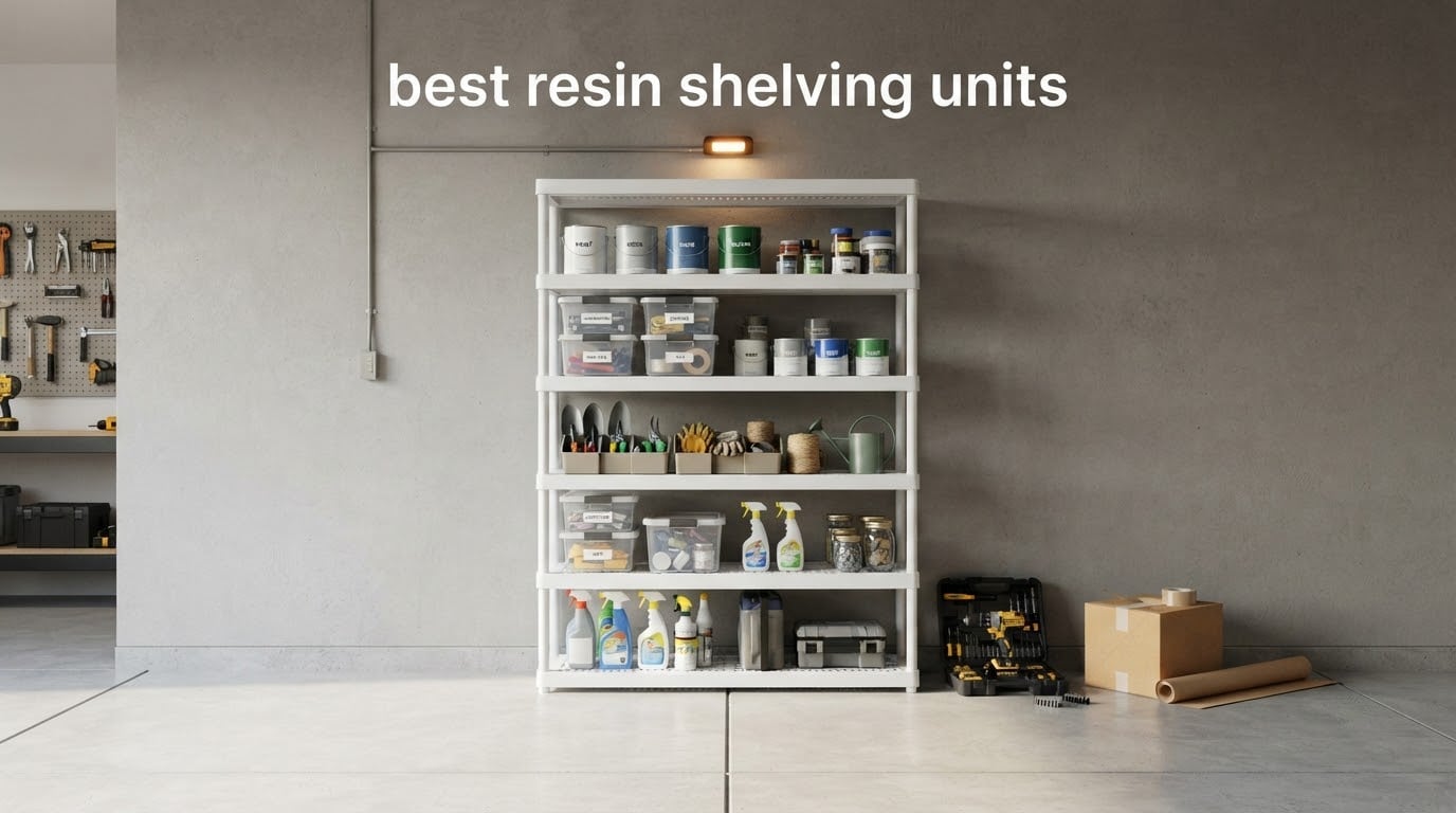 best resin shelving units