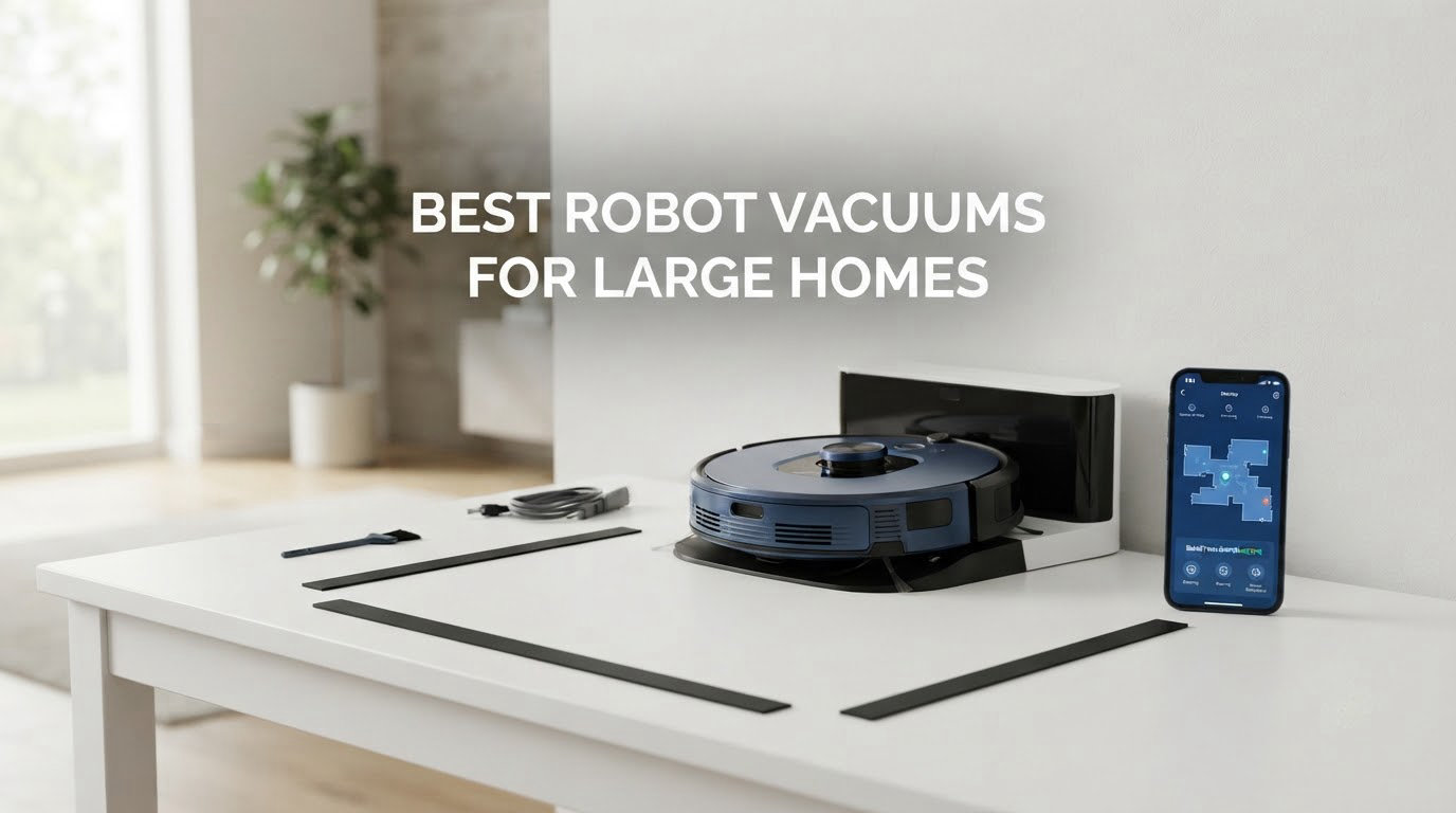 best robot vacuums for large homes