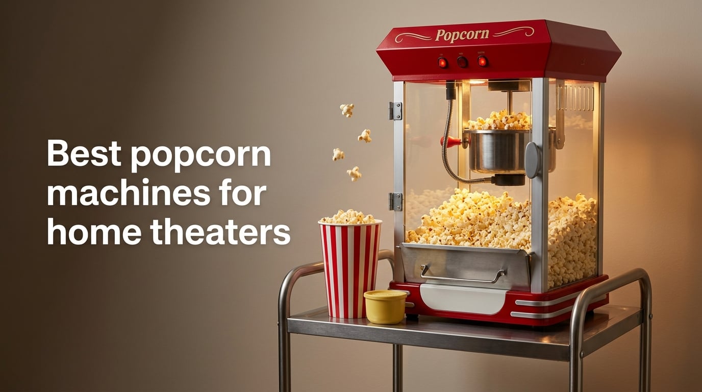 Best popcorn machines for home theaters