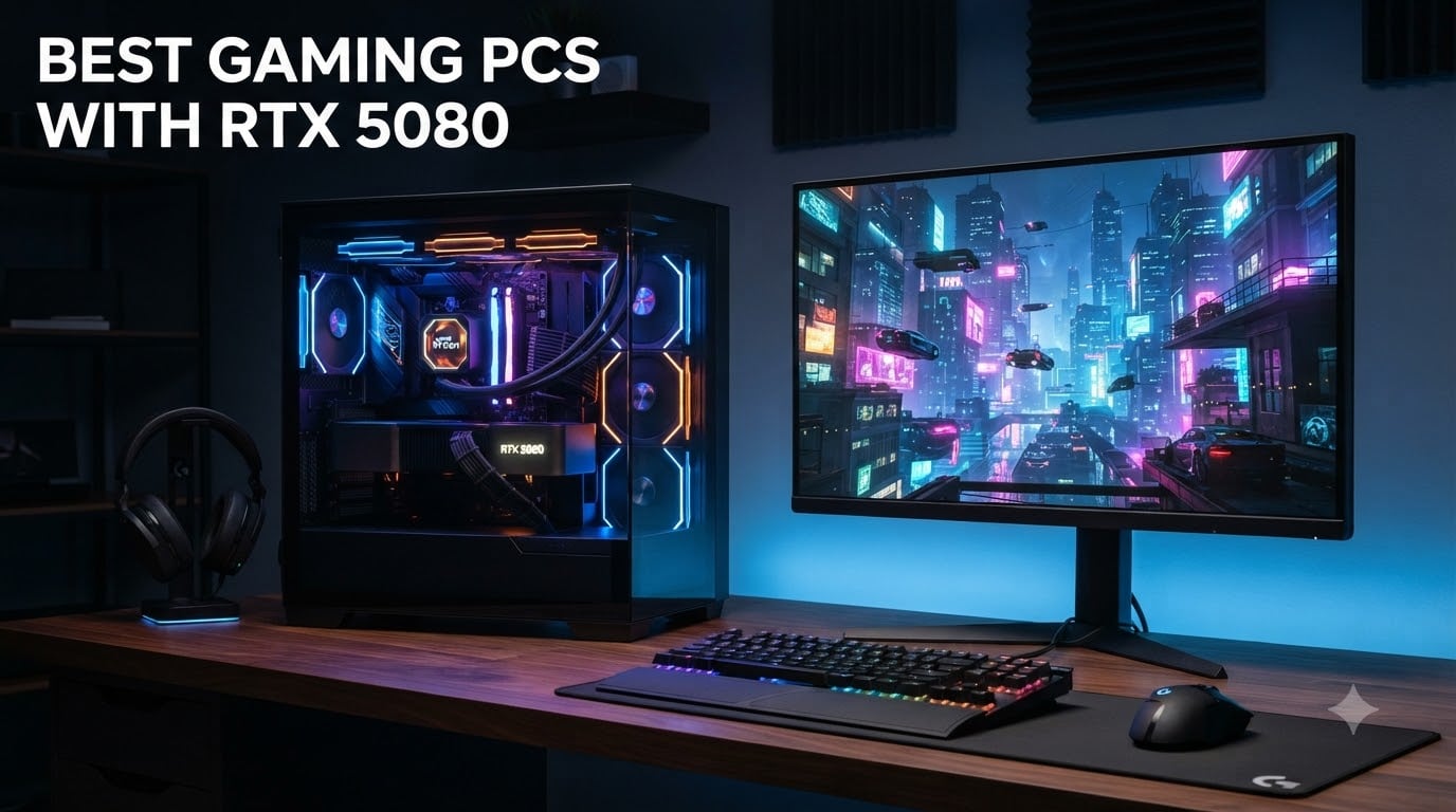 best gaming pcs with rtx 5080