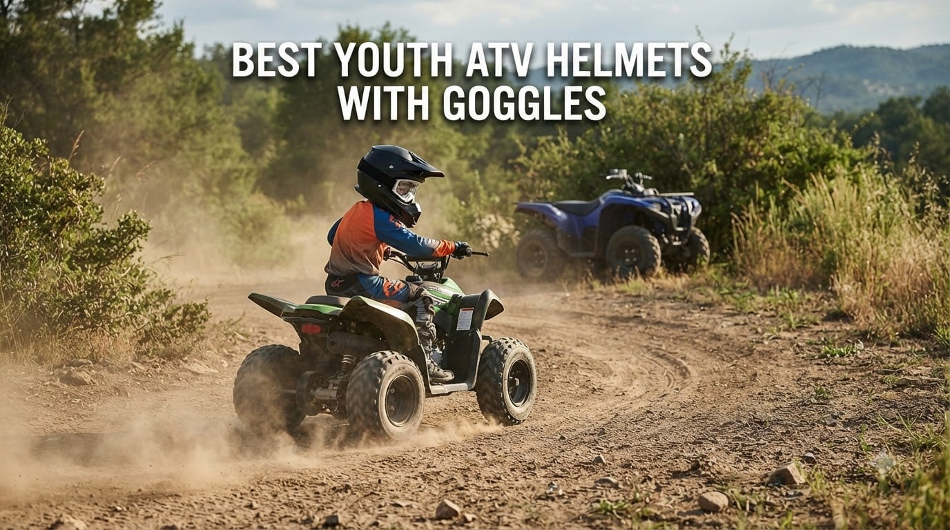 best youth atv helmets with goggles