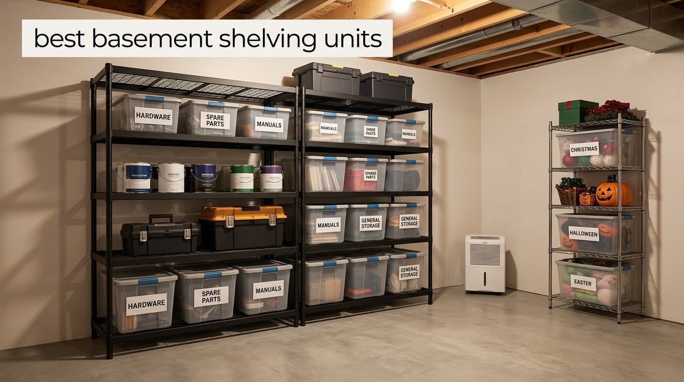 best basement shelving units