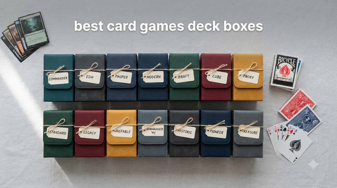 best card games deck boxes