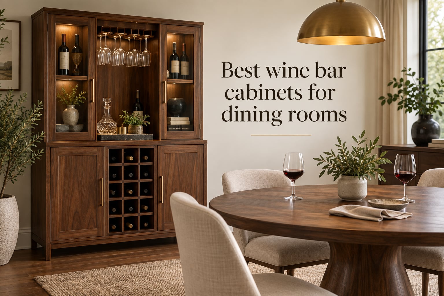 Best wine bar cabinets for dining rooms