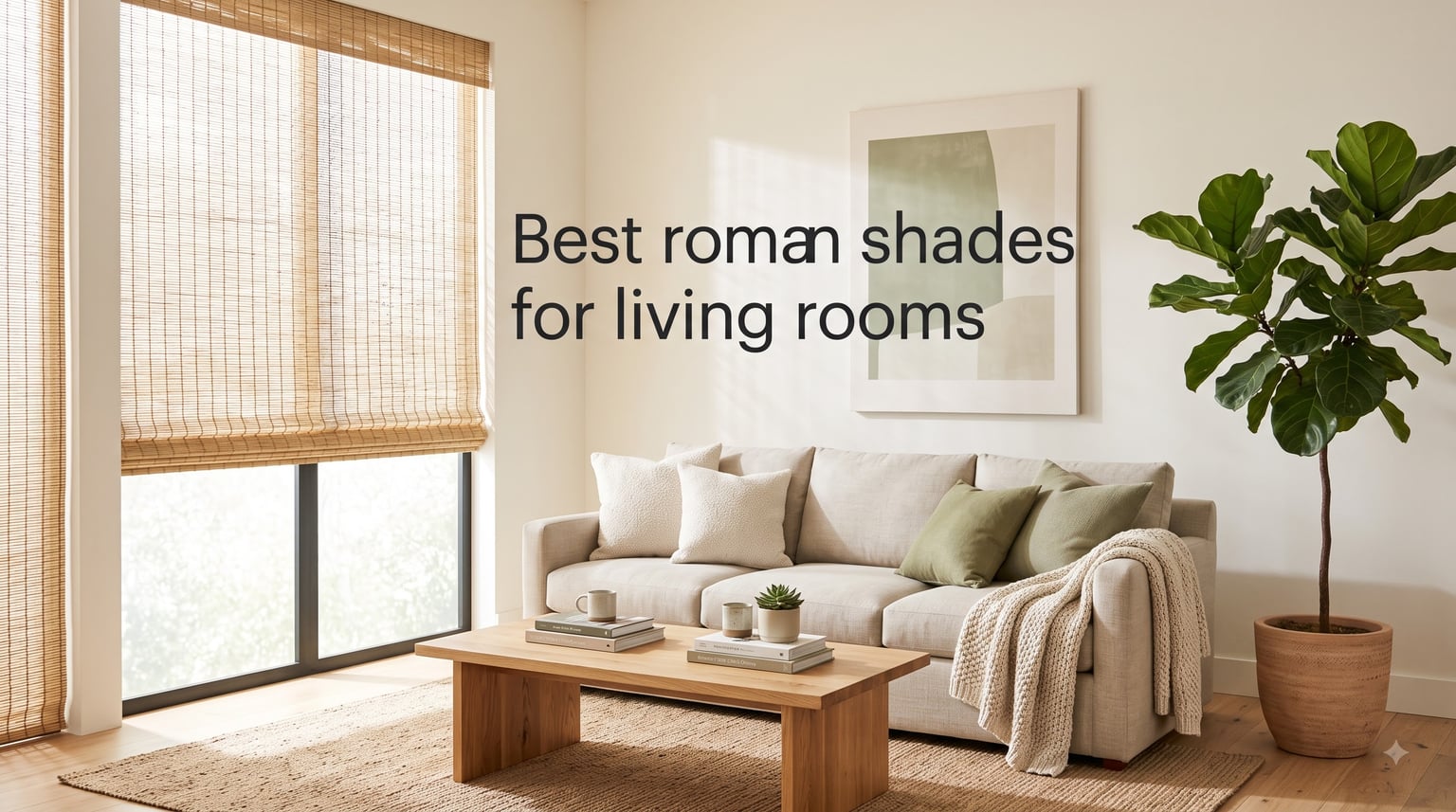 Best roman shades for living rooms