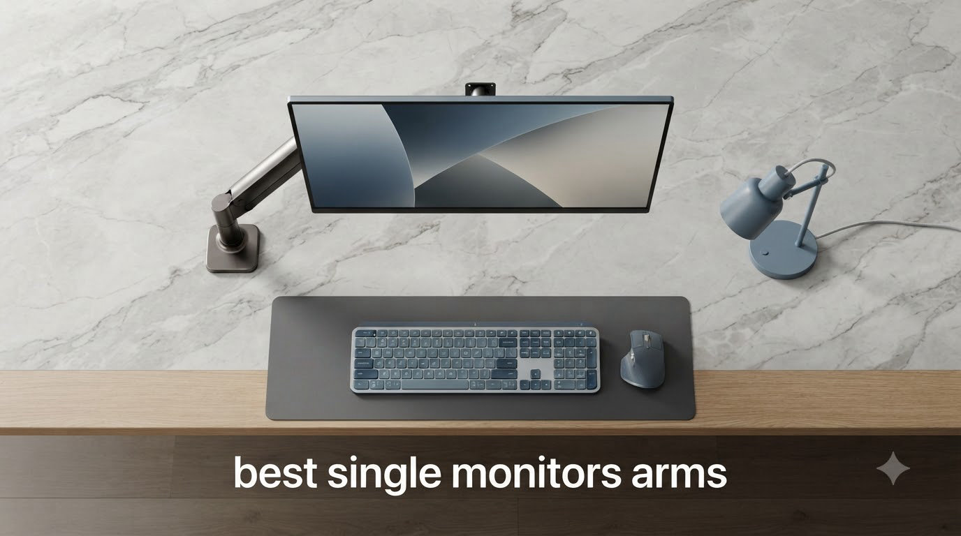 best single monitors arms