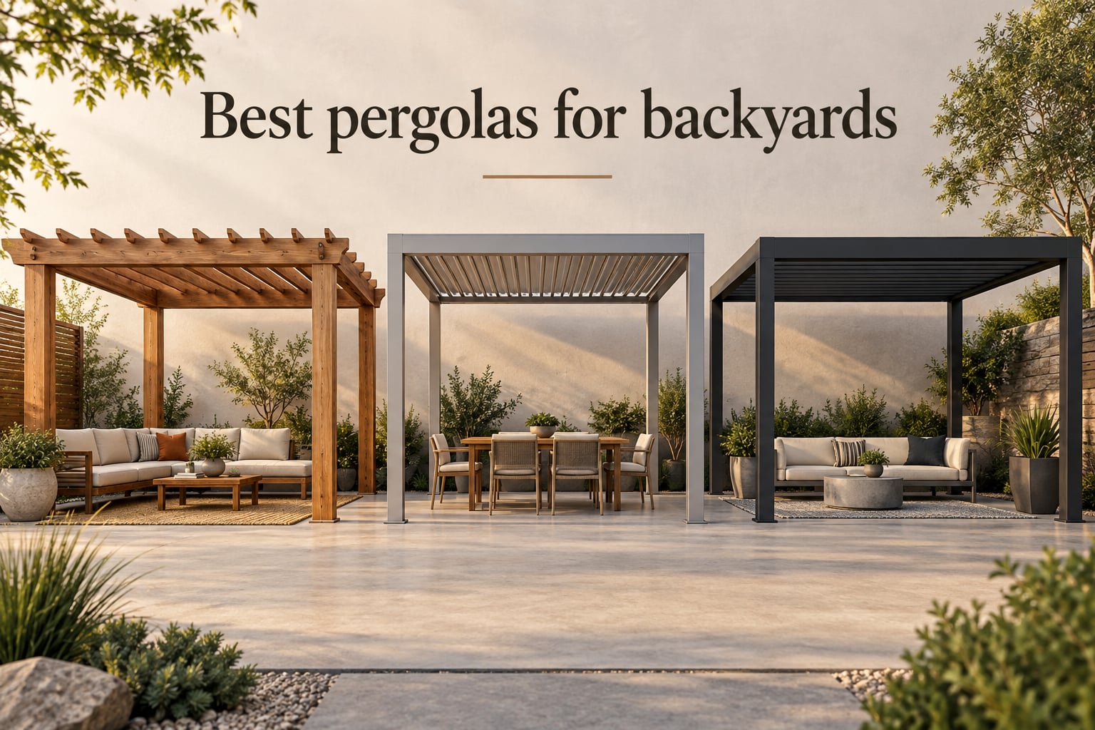 Best pergolas for backyards