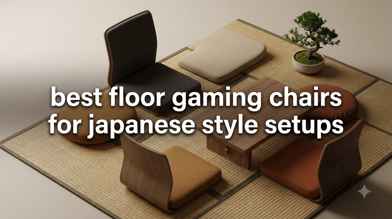 best floor gaming chairs for japanese style setups
