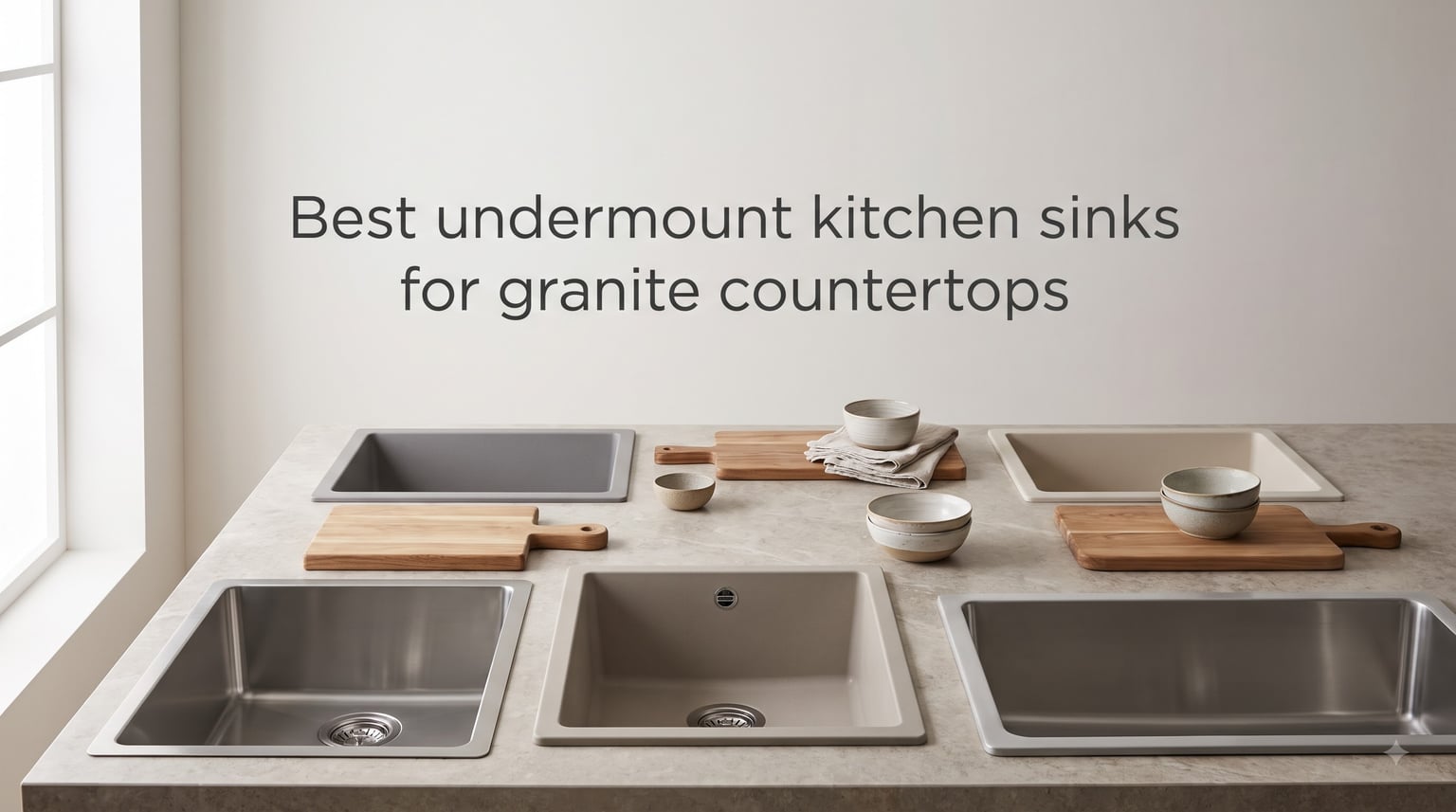 Best undermount kitchen sinks for granite countertops