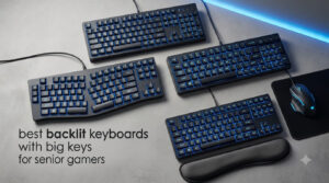 best backlit keyboards with big keys for senior gamers