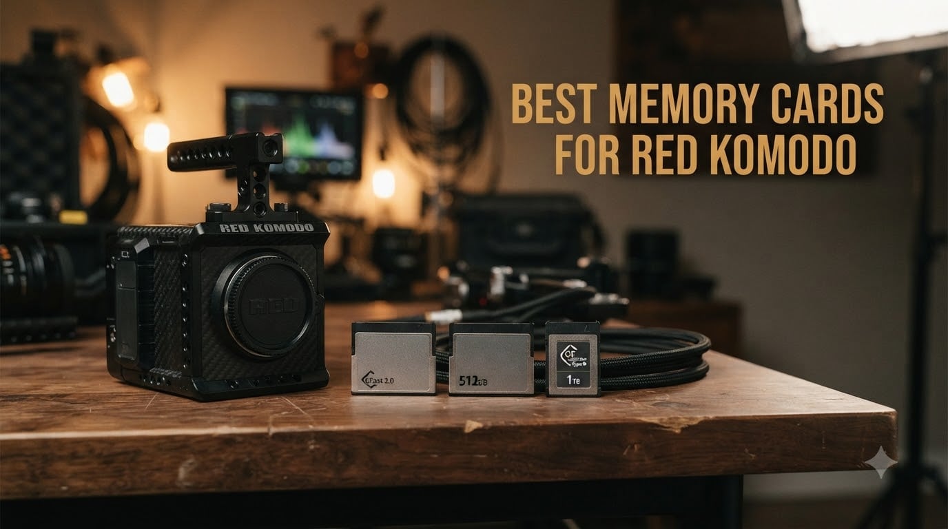 best memory cards for red komodo