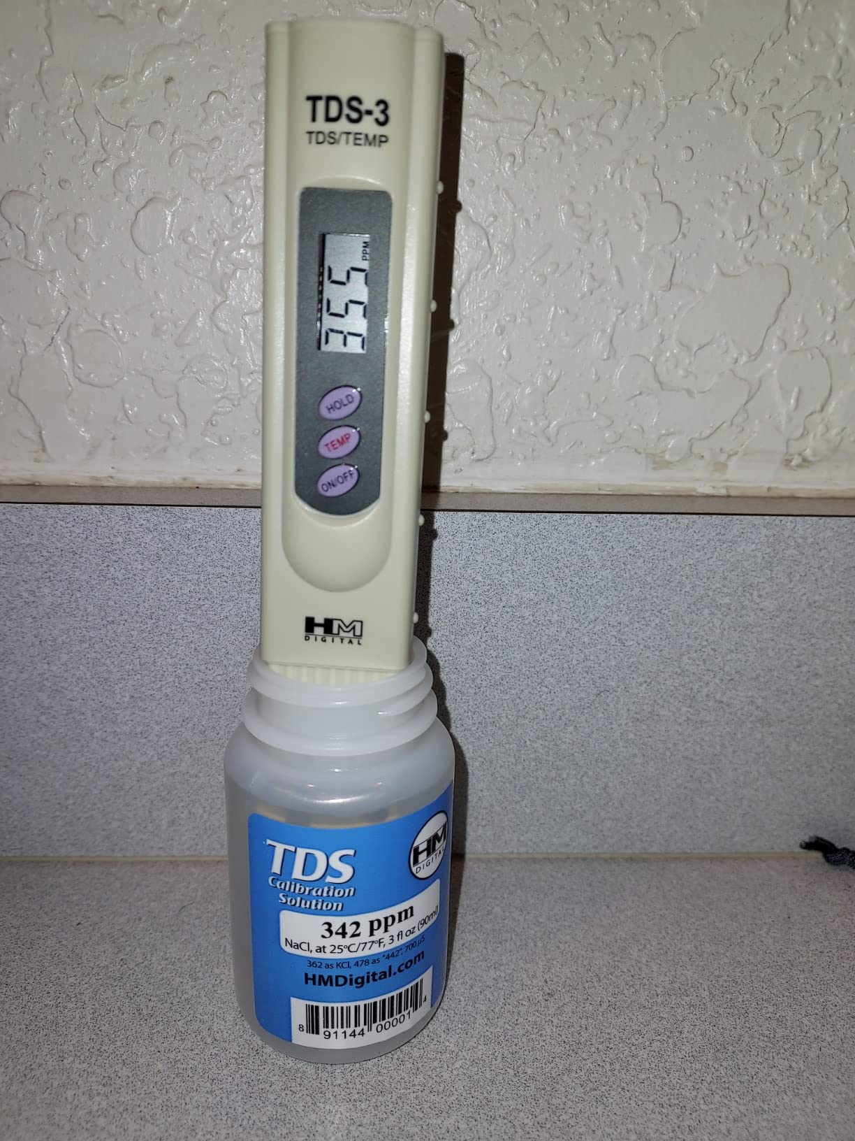 HM Digital TDS-3 Handheld TDS Meter With Carrying Case, 0 - 9990 ppm TDS Measurement Range, 1 ppm Resolution, +/- 2% Readout Accuracy customer photo 2